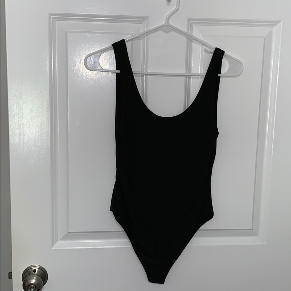 Bobbles and Lace open back body suit